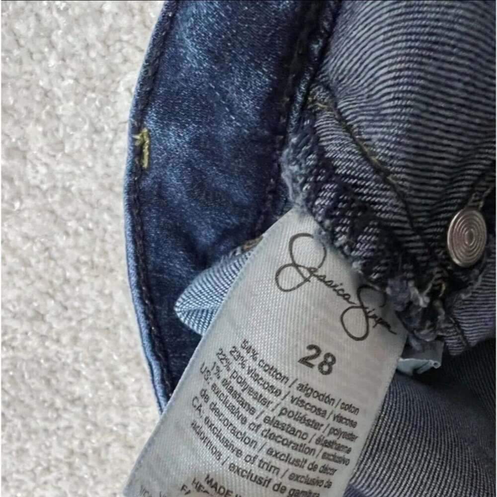 Jessica Simpson Jeans Kiss Me Super Skinny Pockets Women’s Size 28 - Picture 9 of 12